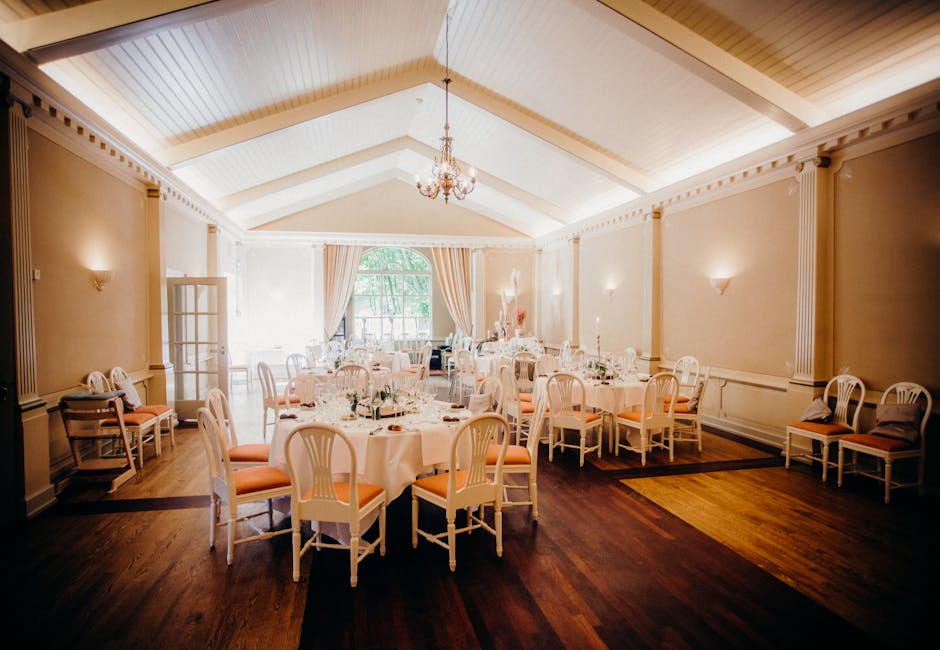 Fiançailles décoration romantique bougies